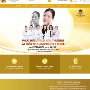 Thiết Kế Website Làm Đẹp