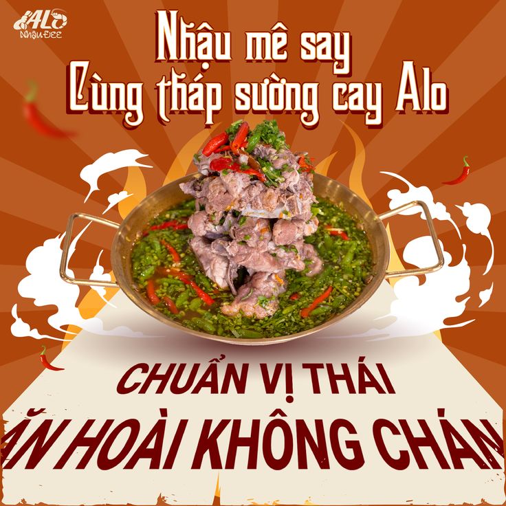 Thiết kế banner giới thiệu món ăn nổi bật của Alo Nhậu Đee