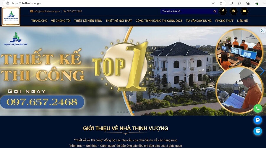 Website Thịnh Vượng Group