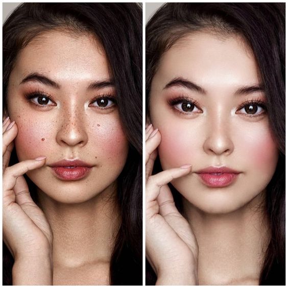 retouch ảnh chân dung